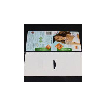 Paper Insert Card With Bi-adhesive Tape