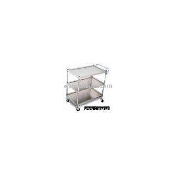 TW06 Stainless Steel Trolley With Three Layers,200kg Loading Capacity for Each Shelf