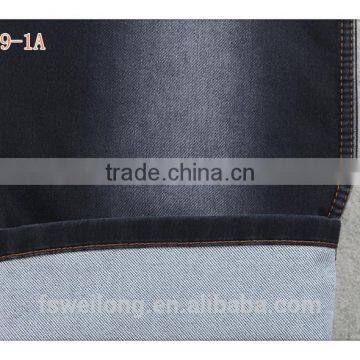 X0039-1A Cotton/polyester/spandex Sulfur Black Double Layer Soft Stretch Fabric photo-2