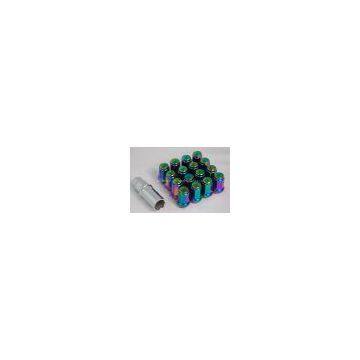 Steel alloy Heptagon wheel nuts 33MM PVD