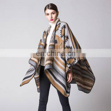 Puzzle Cloak Fashion Thickening Lengthened Warm Shawl