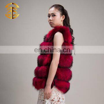 New Design Women Women Genuine Raccoon Fur Vest photo-4