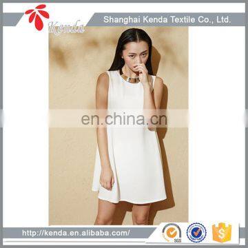 Wholesale China Trade New Design Apparel Sexy Dress Women Dress White