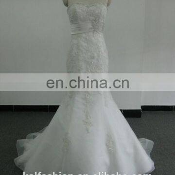 EBX-156 Backless beading lace wedding dress \ pictures of latest gowns designs