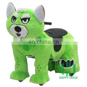 HI CE wholesale cheap electric ride on horse,battery power children adult animal sccoter for mall