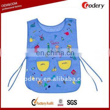 Hot selling nice children apron with two pocket