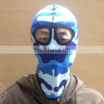 Wholesale custom colorful camo spandex polyester 1 hole 2 hole 3 hole balaclavas masks