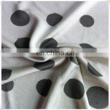 100%silk jersey interlock printed silk knitted fabric for colorful design