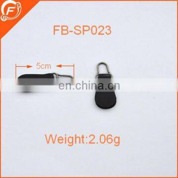 guangzhou factory whosale PU and metal zipper puller