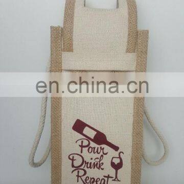 Durable Jute Bottle Bag