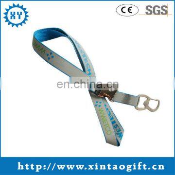 Unique OEM custom brand logo print nylon strap lanyard ropes