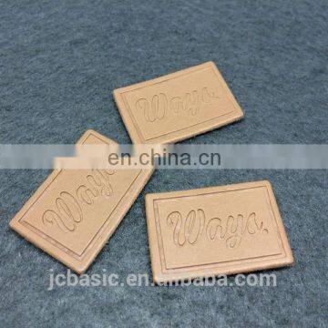 Vest Debossed Custom Leather Jacket Patches photo-2