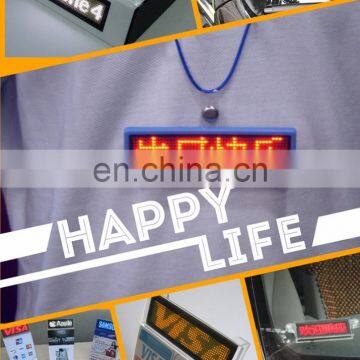 (Direct Manufacturer) USB Rechargeable LED Famous Brand Name Badge, Led Name Card for Worker/Show/shop/waiter/waitress UAE photo-6