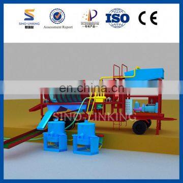 Alluvial mobile gold trommel for washing from SINOLINKING