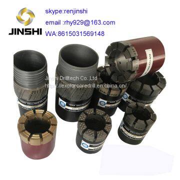 Tangshan(Jinshi,JS) for Hard Rock Mining Diamond Core Drill nq hq nx Diamond Core Bit photo-5