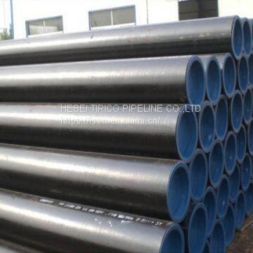 Seamless Steel Pipe With Balck Painting Black Painted Surface