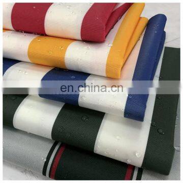 High Quality color-stripes oxford fabric waterproof fabric for awning