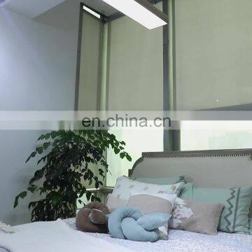 exhibitor canton fair on line live show home textile stripe polycotton with ponpon comforter bedding set with pillow