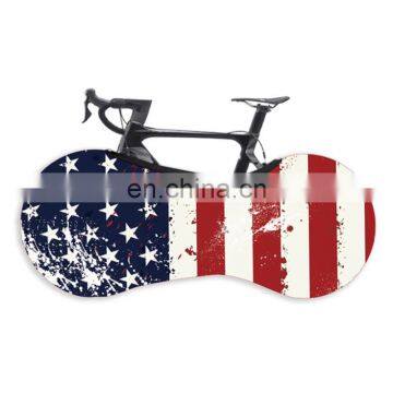 Custom Design Novelty Elastic Dust-proof Bike Sleeve Half Bicycle Cover Bag