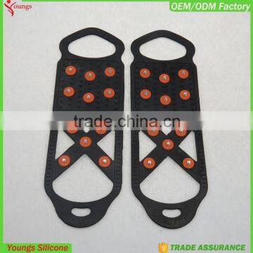 2016 Eco-friendly Anti-slip Over Shoe Studded Snow Grips Ice Grips Anti Slip Snow Shoes Crampons Cleats 11 Studs photo-3