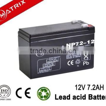 Iran hot sell elevator backup 12v 7.2ah dc battery