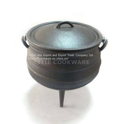 Cast Iron South Africa Three Legged Potjie Pot Wholesale Cookware Sets Wholesale Cast Iron Cookware
