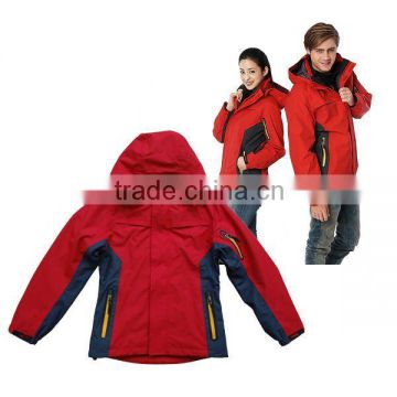 Unisex 3-in-1 Waterproof and Breathable Outdoor Jacket