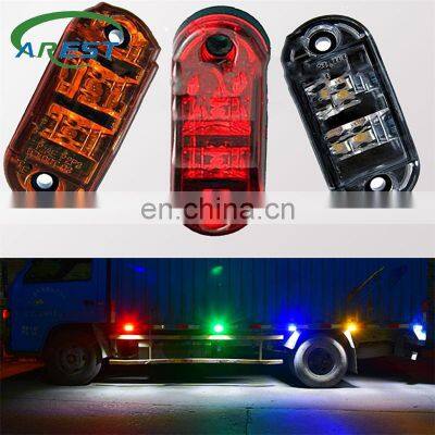 Carest 10 Pcs 12V 24V Car Truck Trailer Piranha DRL LED Side Marker Blinker Bck up Light Bulb Turn Signal lamp car-styling