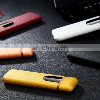Colorful Heating Coil Touch Sensing Electronic USB Lighter photo-3