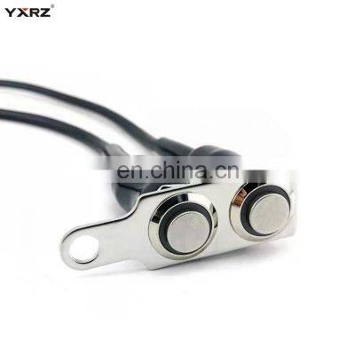 Waterproof 304 bracket LED lamps handle bar flashing lights button switch for motorcycle bike scooter