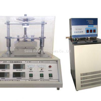 Flat heat flow meter method thermal conductivity tester DRPL-2