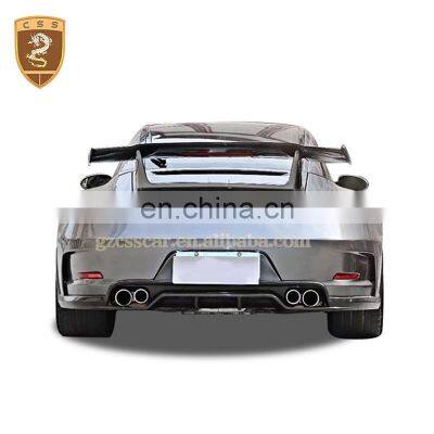 gt car bumper kit suitable for 997 carrera to new style 991 991.1 4 output body kit