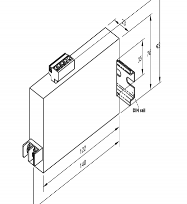 JD194-BS4U Electrical Measuring Single Phase ac Voltage Transducer With Analog Output photo-4