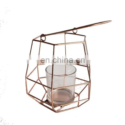 Wholesale Outdoor Decorative Cheap Wedding Favors Metal Copper Lantern