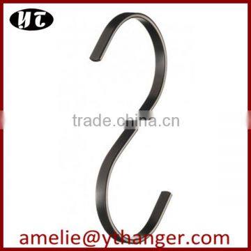 Gun color S hook metal hook for jeans pants display