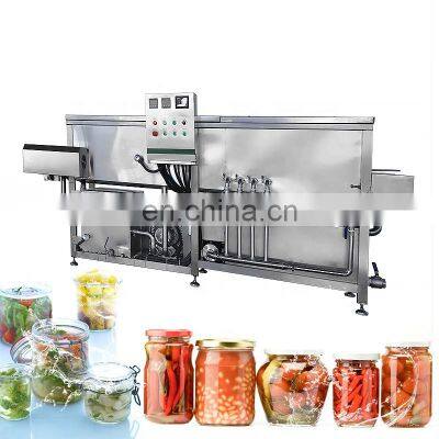 Hot Sale 1000pcs per hour semi automatic bottle washing and drying machine