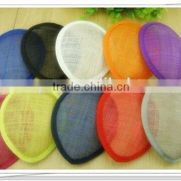Wholesale Yellow Base Sinamay Hat Fascintor Base