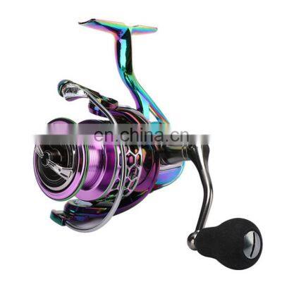 Amazon  9+1BB Metal 25kg Drag Saltwater Metal Colorful Fishing Wheel Rainbow Spinning Fishing Reel