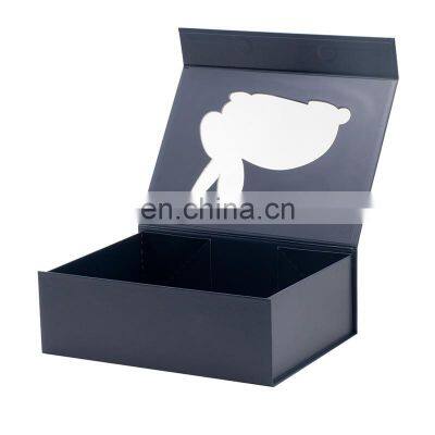 Personalized Premium Navy Blue Color Magnet Foldable Easter Gift Packing Box photo-2