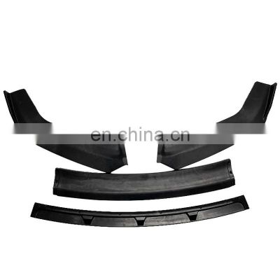 factory direct front Lips J, Matte black car modified universal front lip Spoiler For Cars