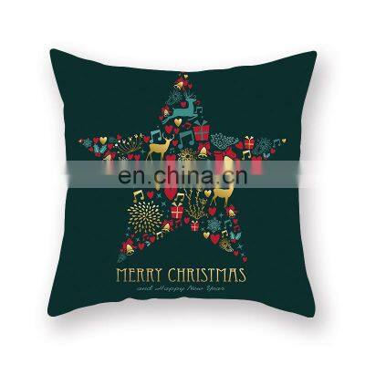 Trendy Merry Christmas Autumn Thanksgiving Home Cushion Polyester African Case Luxury Pillow Cover photo-5