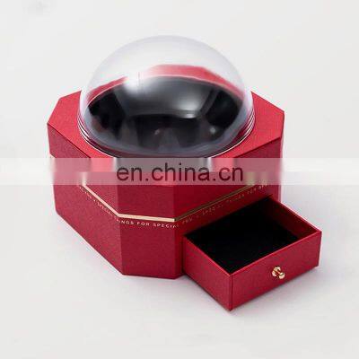 Custom i Love u Eternal Rose Storage Box Wedding Anniversary Floral i Love You Gift Box Wholesale