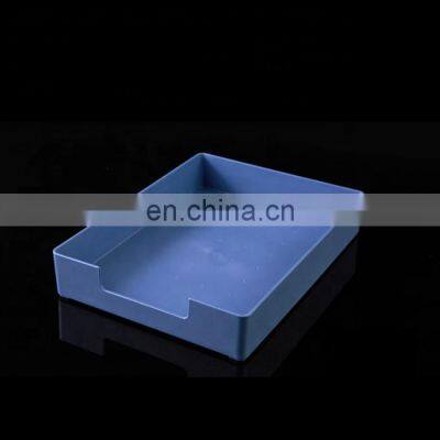 Pen Storage Stacking Set Plastic Stackable Paper Tray Desk Office File Organizer photo-4