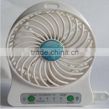 New arrival 5volt low noise flexible white desk mini usb fan for phone