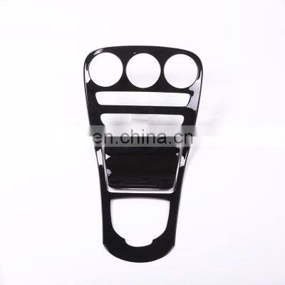 Gloss Black Center Console Gear Panel Frame Cover Trim Stickers For Mercedes Benz C GLC Class W205 C180L C200L C300 GLC260