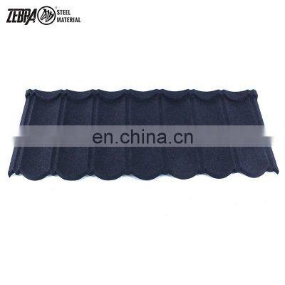 Roofing Tile Roof Sheets Red White Blue Customized Industrial Color stone coated roofing tiles