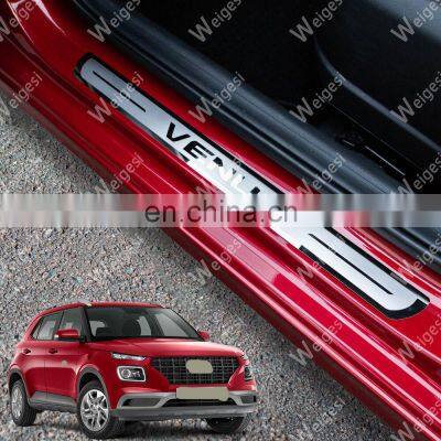 Factory Direct For HYUNDAI VENUE 2019-2022 Car Part Door Sill Scuff Plate Cover Molding Trim