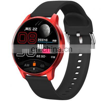 LW29 Women Men Smart Watch Message Reminder Sleep Monitoring Music Player Exercise Heart Rate Smart Watch Round Shape photo-3