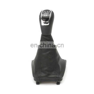 Car leather New design gear shift knob boot cover for Skoda Superb 3T MKII