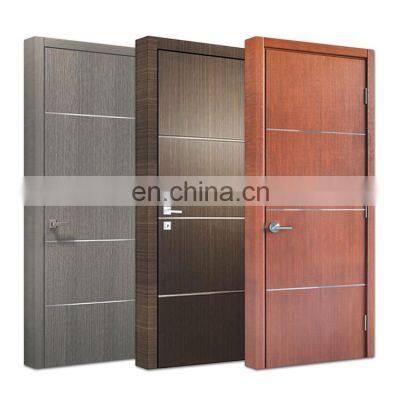 Factory Price Home Hotel Interior Room Wood Security Door Design photo-3